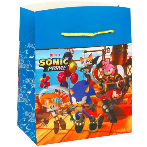 Пакет-коробка Чудо праздник Sonic Соник m, 23*20*13 см