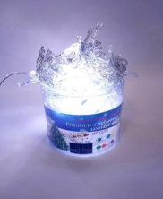 Гирляна штора 1,5*1,5, 160L, Белая