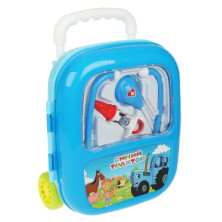 Набор доктора СИНИЙ ТРАКТОР пл.чемодан 28*24,5*11,5см ИГРАЕМ ВМЕСТЕ