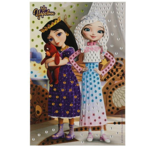 Наб д/тв-ва multiar Царевны алмазная мозаика 10*15 см MultiArt в кор.50шт