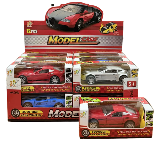 Машинка "Model Cars", двери открываются, инерция, 13*5,5 см.