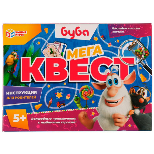 Игра настольная Буба. Мегаквест Умные игры