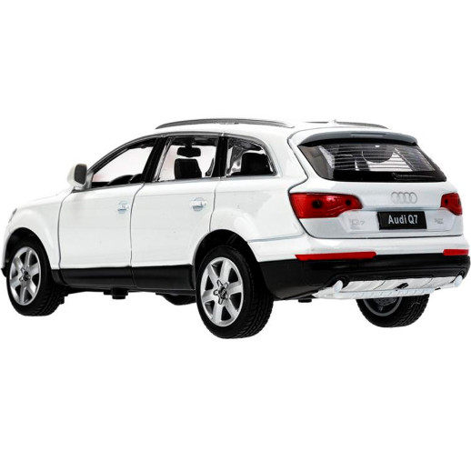 Машина металл свет-звук AUDI Q7, 20 см, двери, капот, багажник Технопарк
