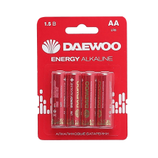 Алкалиновая батарейка DAEWOO ENERGY Alkaline LR6, 1.5В