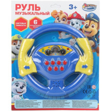 Руль музыкальный, свет-звук, 30х24х5 см
