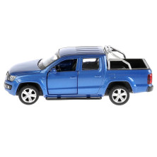 МАШИНА "ТЕХНОПАРК" МЕТАЛЛ. ИНЕРЦ. VOLKSWAGEN AMAROK, 1:43, ОТКРЫВ. ДВЕРИ, В РУСС. КОР. в кор.2*36шт