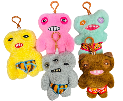 Мягкая игрушка брелок Fuggler, Монстр Фагглер 15*8см 