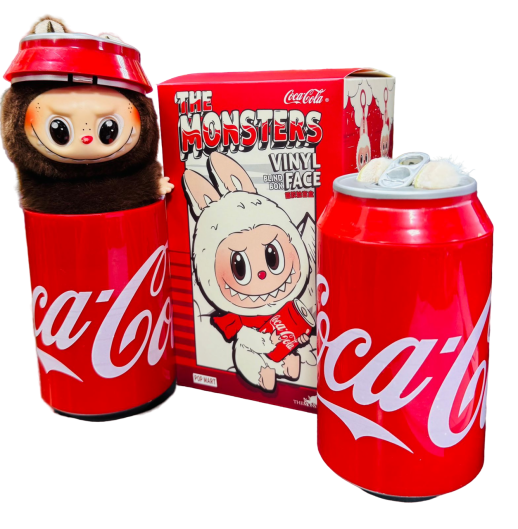 Мягкая игрушка Лабубу Coca Cola 16см 