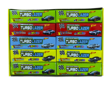 Жевательная резинка с переводными картинками TURBO LAZER, 20шт.*12гр.*30бл.