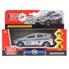 ТМ ТЕХНОПАРК. МАШИНА МЕТАЛЛ. NISSAN MURANO ПОЛИЦИЯ 12СМ, ОТКРЫВ.ДВЕРИ, ИНЕРЦ.