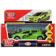 Машина металл KIA CEED СПОРТ, 12 см, откр дв, багаж, инерц., в кор Технопарк в кор.2*36шт