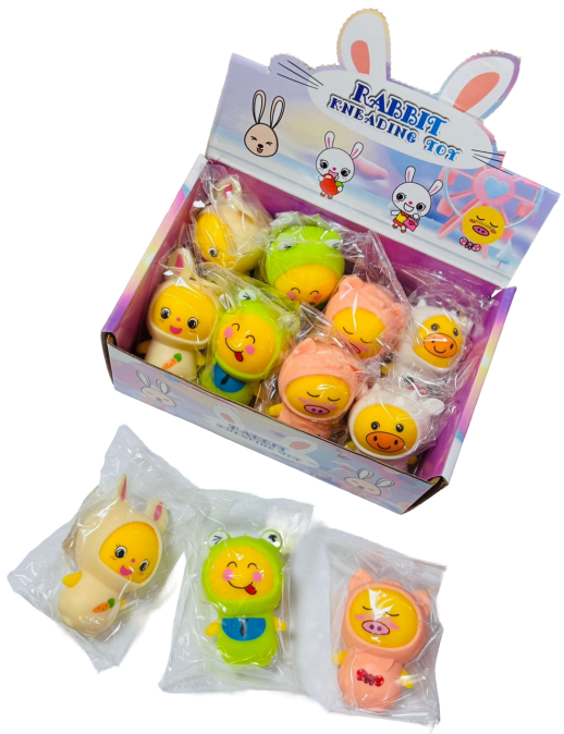 Антистресс игрушка - мялка "Звери", МИКС 250331-5