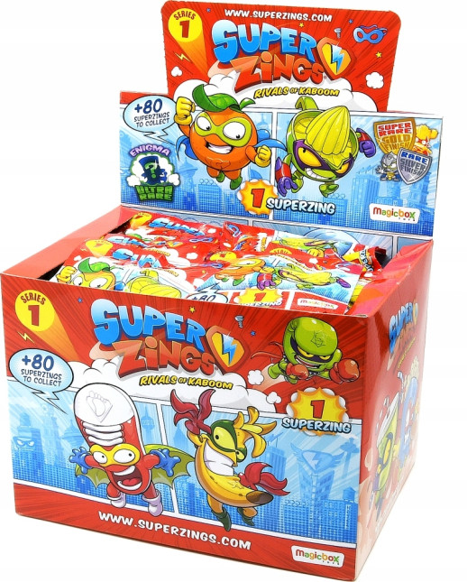 НАБОР ФИГУР SUPER ZINGS ИЗ 1 ФИГУРКИ SUPERZINGS (15рублей 50 блоков 400 шт)