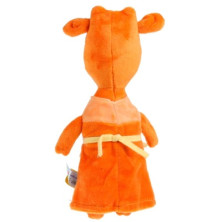 Игрушка мягкая Оранжевая корова мама, 27 см, муз. чип, в пак. Мульти-пульти