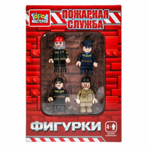Конструктор-фигурка серии "Город игр" Пожарный