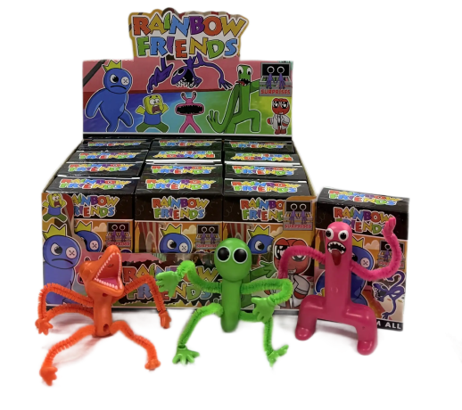 Фигурки Радужные друзья сюрприз (Rainbow friends), 12 см., 12 шт. в уп.